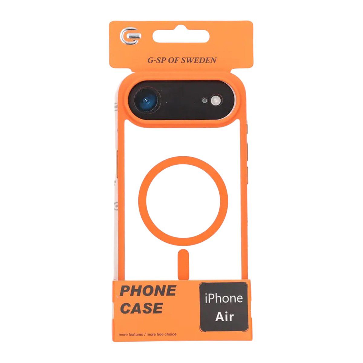 Skal för iPhone Air med MagSafe & Kameraskydd - Orange image 4