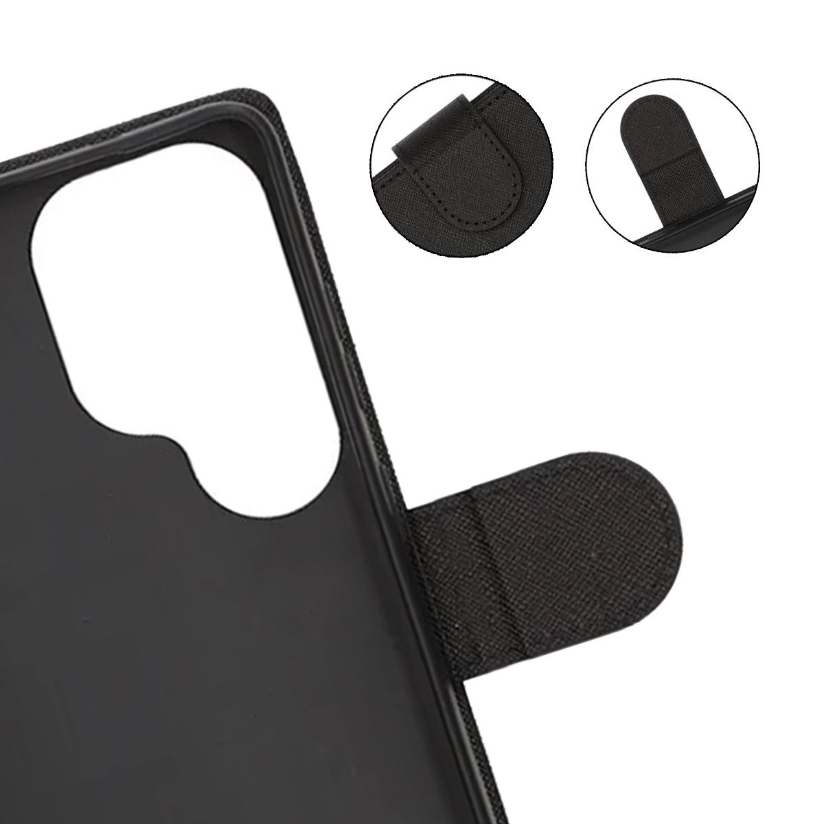 Plånboksfodral med Stativ för Samsung S26 Ultra - Svart image 5