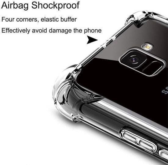 Stöttåligt Skal Samsung Galaxy A6 Plus 2018 - Transparent image 3