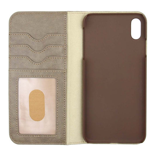 iPhone XS Max Plånboksfodral med Stativ och Extra Kortfack - Grå image 2