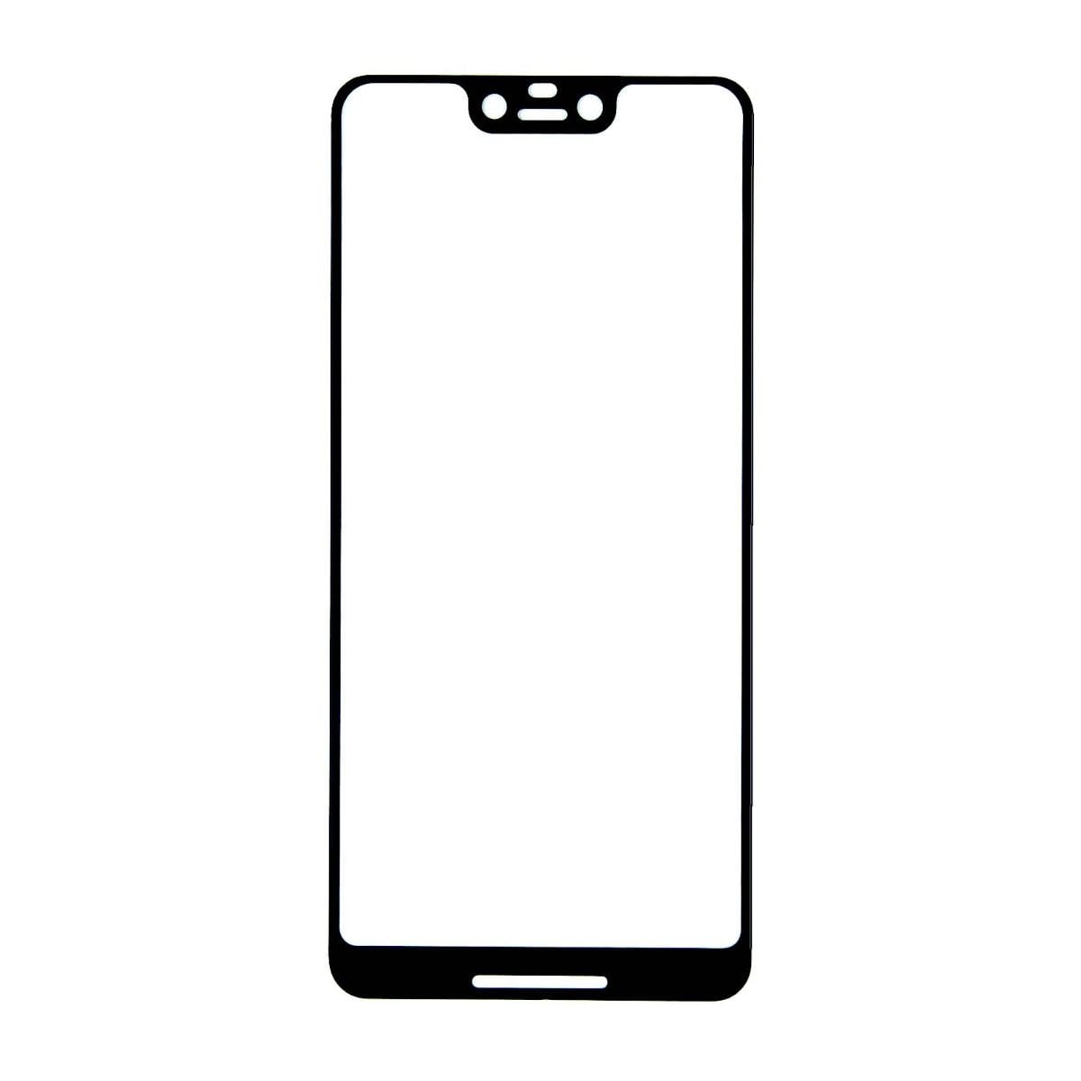 Skärmskydd Google Pixel 3 XL - Härdat Glas Svart (bulk) image 2