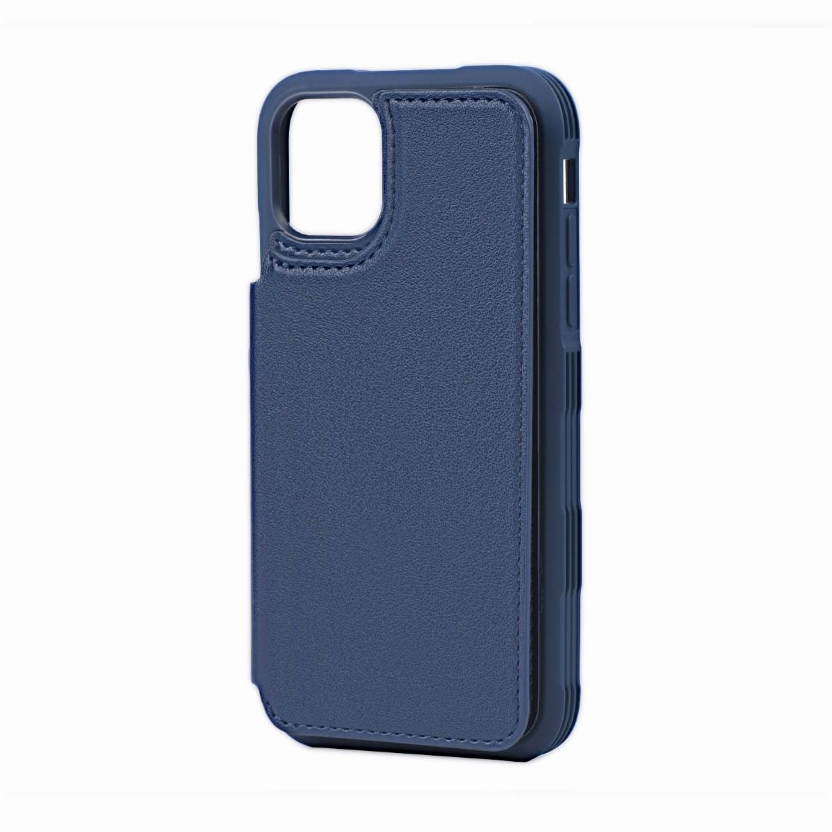 iPhone 11 Pro Max Stöttåligt Skal med Kortfack - Blå image 4
