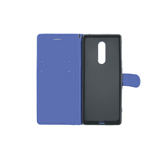 Sony Xperia 1 Plånboksfodral med Stativ - Blå image 3