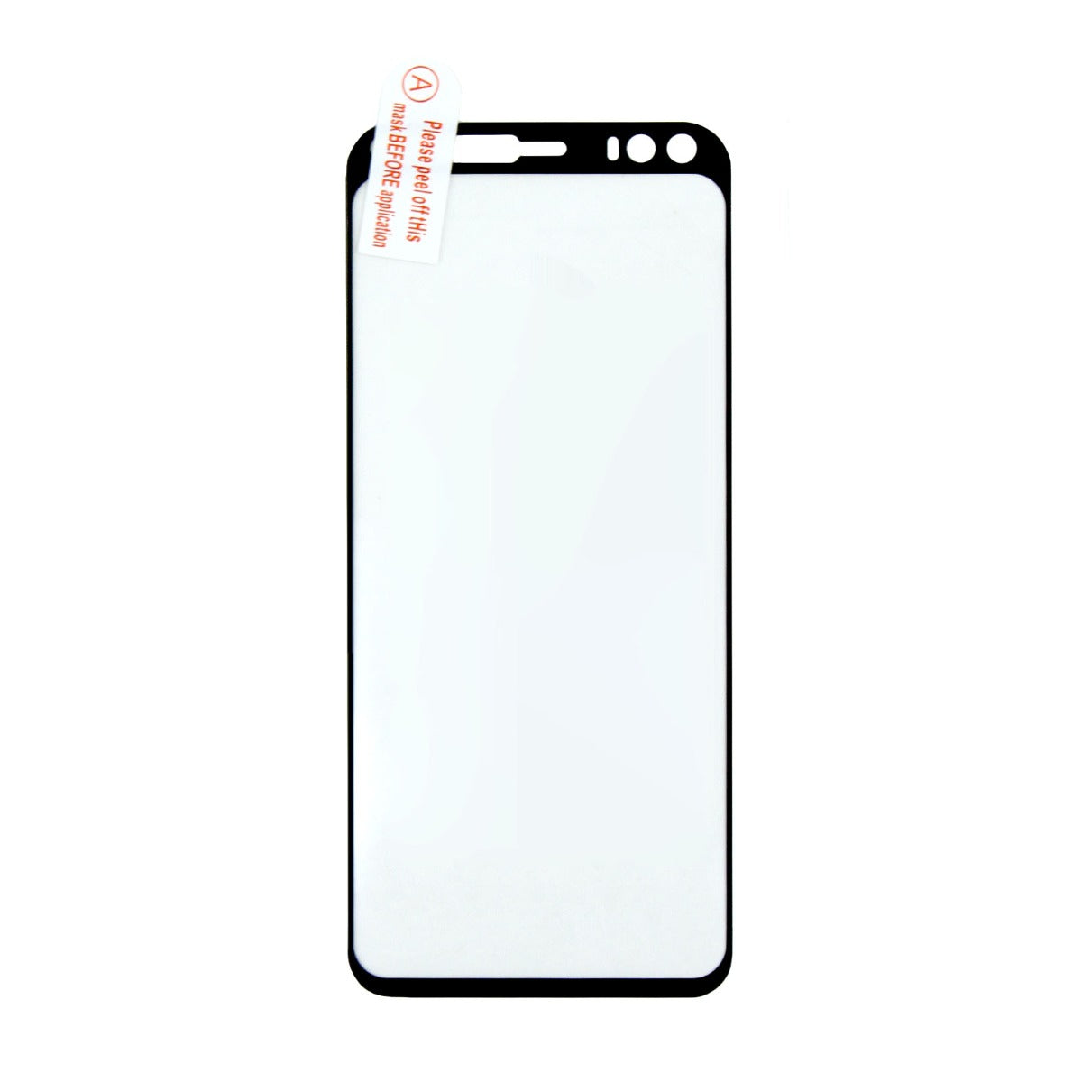 Skärmskydd Google Pixel 4 - Härdat Glas Svart image 1