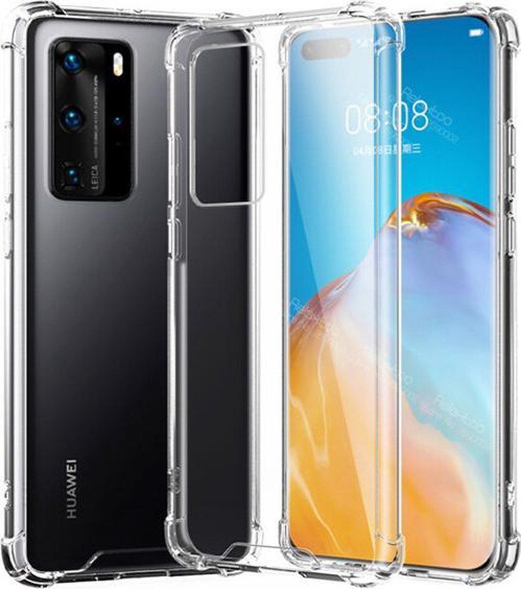 Stöttåligt Mobilskal Huawei P40 Pro Plus - Transparent image 1