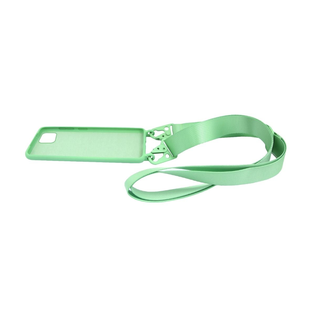 iPhone 11 Pro Silikonskal med Rem/Halsband - Grön image 3