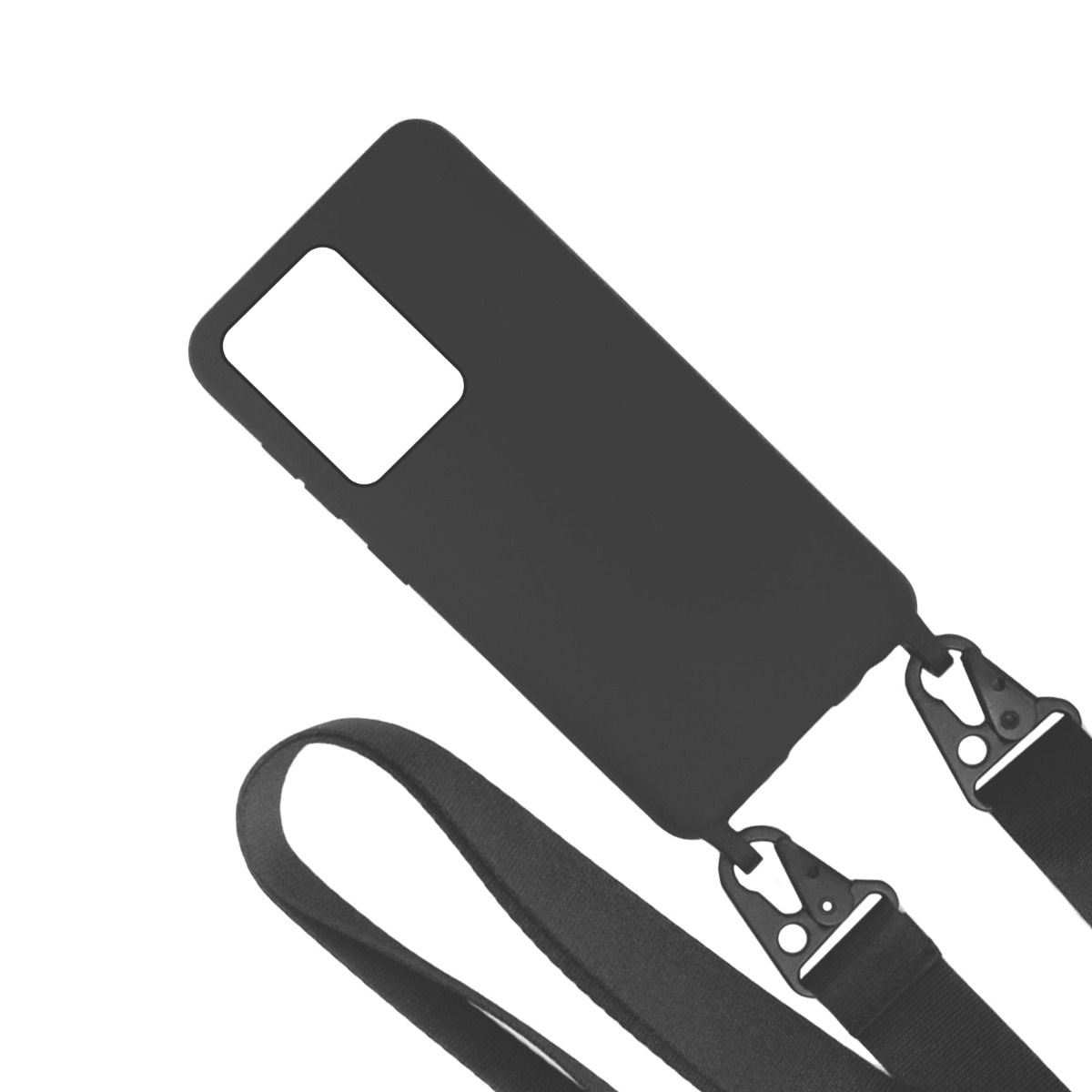 Samsung Galaxy S20 Ultra Silikonskal med Rem/Halsband - Svart image 3