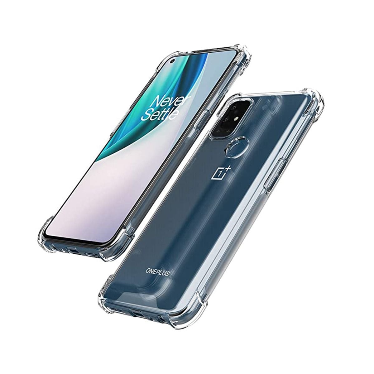 Stöttåligt Mobilskal OnePlus Nord N10 5G - Transparent image 5