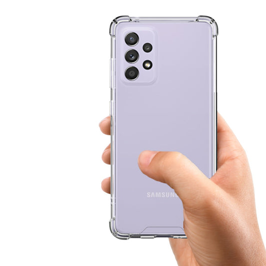 Stöttåligt Skal Samsung Galaxy A72 - Transparent image 2