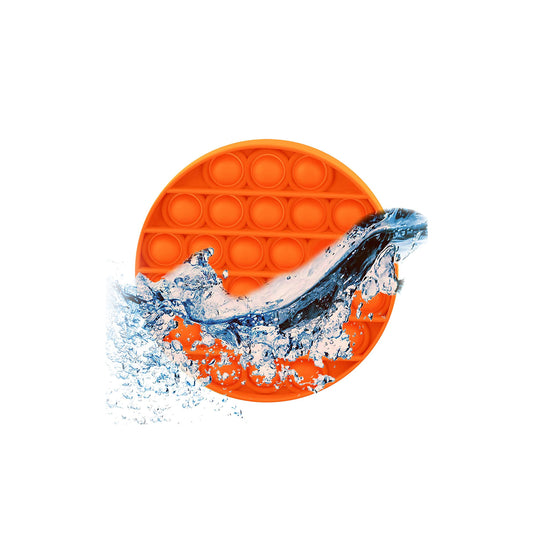 Pop it! Fidget Leksak Rund - Orange image 2