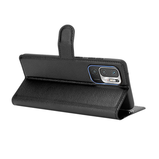 Xiaomi Redmi Note 10 5G Plånboksfodral med Stativ - Svart image 2