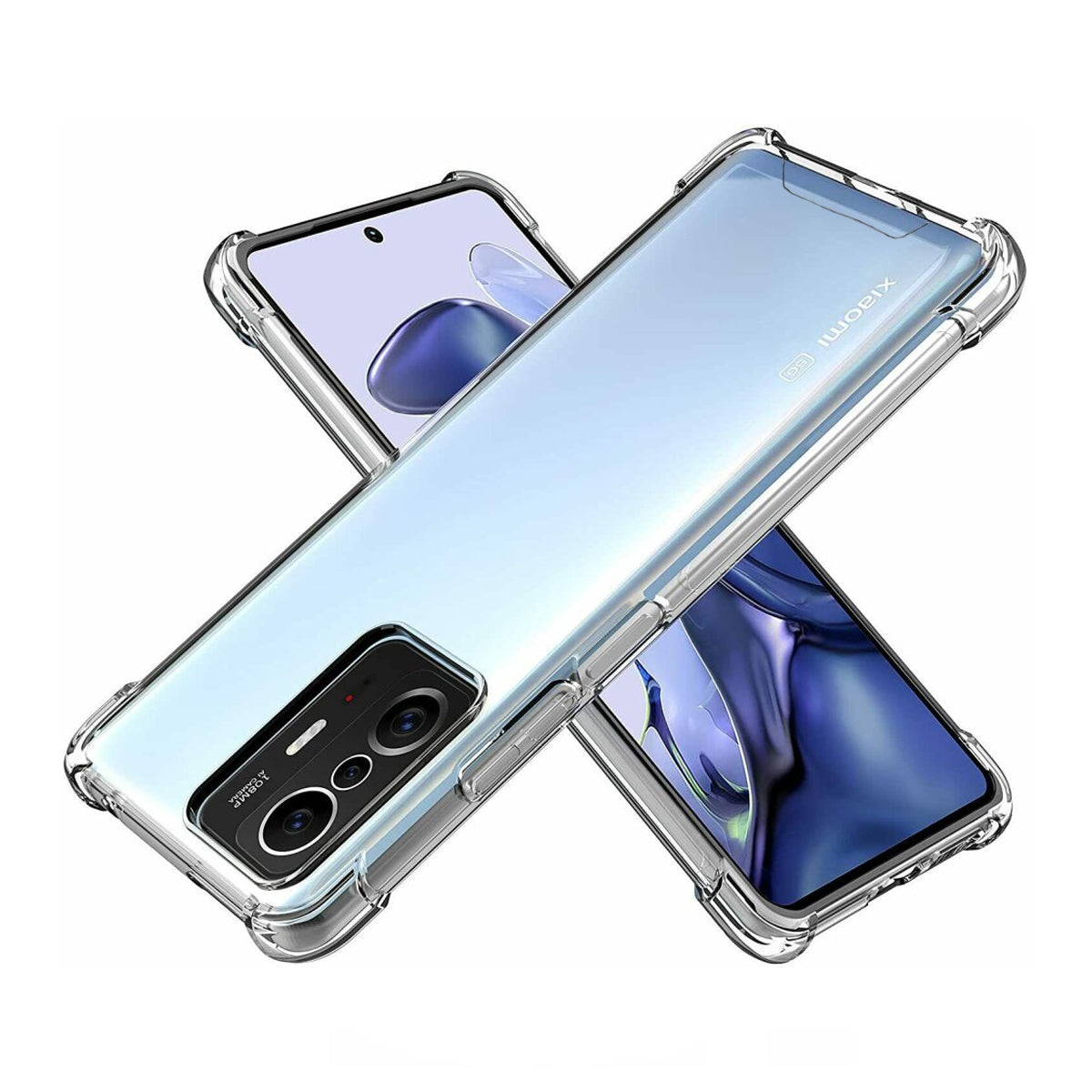 Stöttåligt Mobilskal Xiaomi 11T/11T Pro - Transparent image 1