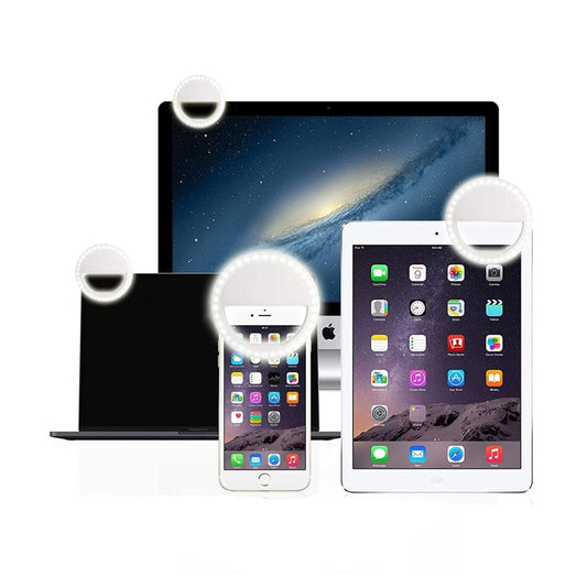 Ringljus/LED-Ring till mobiltelefon - Blå image 4