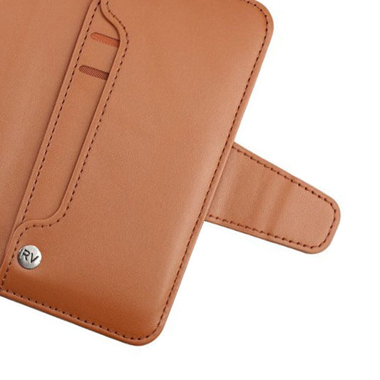 Samsung S22 Plus Plånboksfodral med Extra Kortfack Rvelon - Guldbrun image 3
