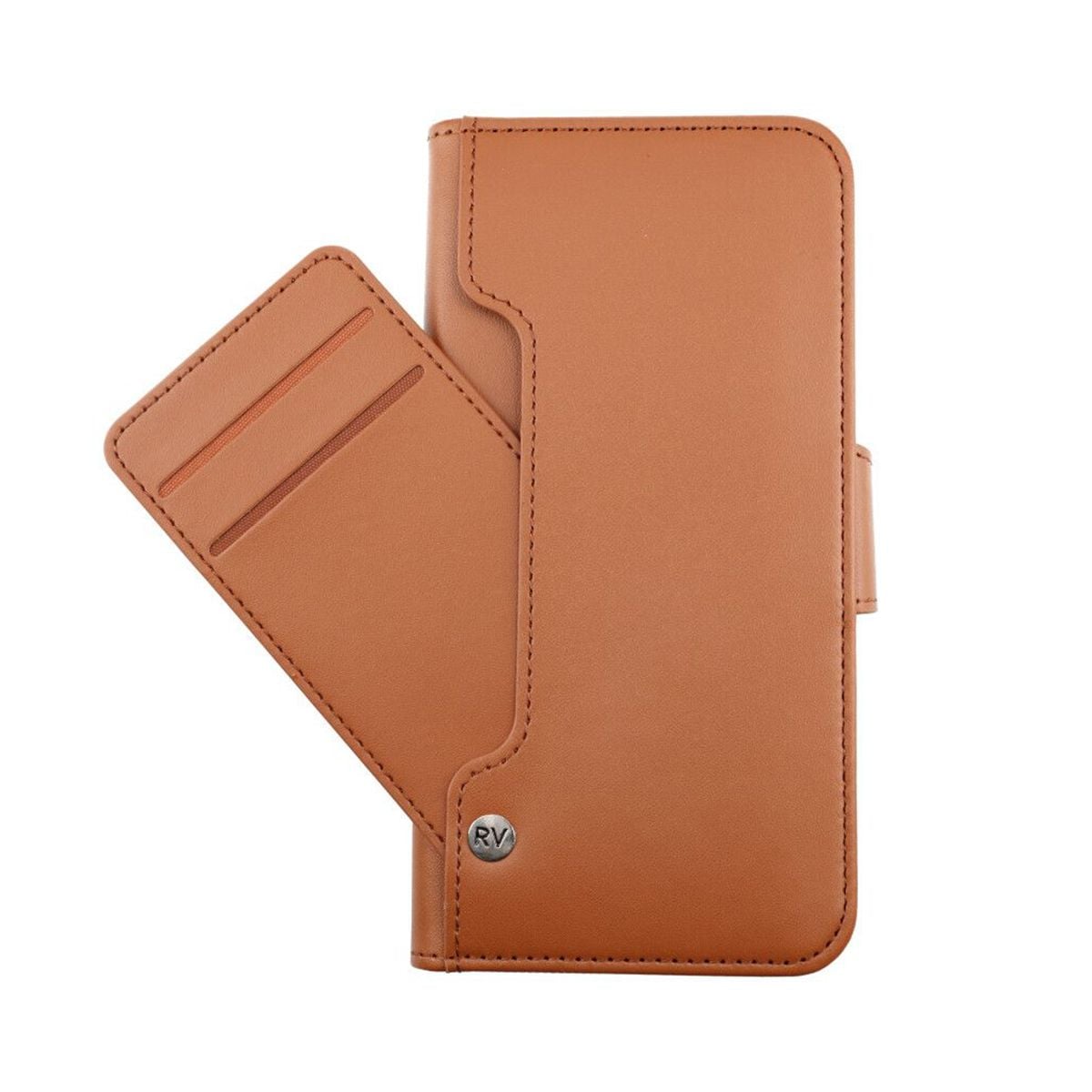 iPhone 13 Pro Max Plånboksfodral Extra Kortfack Rvelon - Guldbrun image 5
