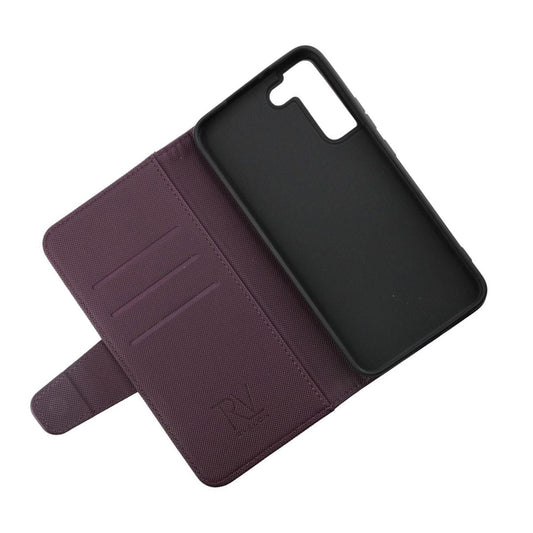 Samsung S22 Plus Plånboksfodral med Extra Kortfack Rvelon - Mörklila image 4