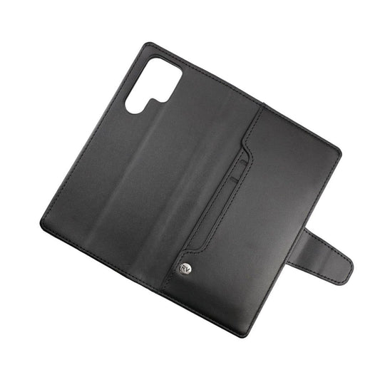 Samsung Galaxy S22 Ultra Plånboksfodral med Extra Kortfack Rvelon - Svart image 3
