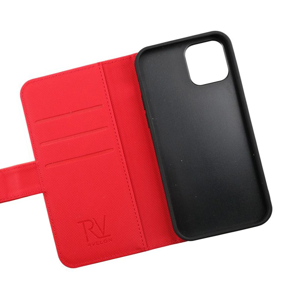 iPhone 13 Pro Max Plånboksfodral Magnet Rvelon - Röd image 7