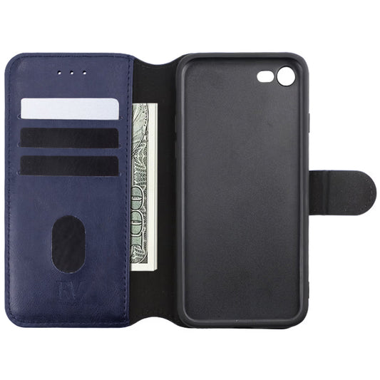iPhone 7/8/SE 2020 Plånboksfodral Magnet Rvelon - Blå image 2