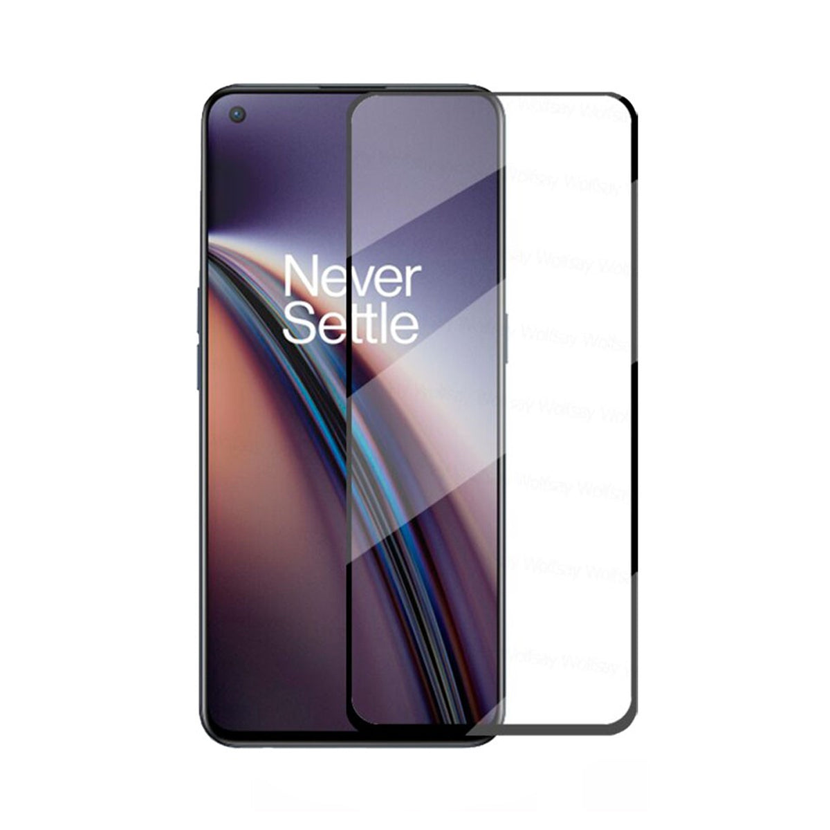 Skärmskydd OnePlus Nord CE 5G - 3D Härdat Glas Svart (bulk) image 1