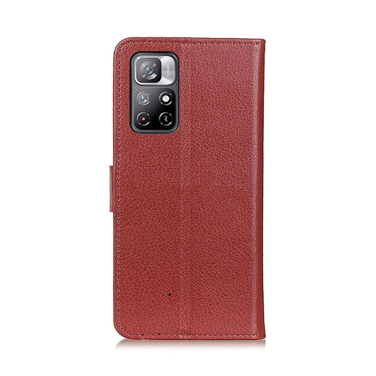 Xiaomi Redmi Note 11 Plånboksfodral med Stativ - Brun image 5