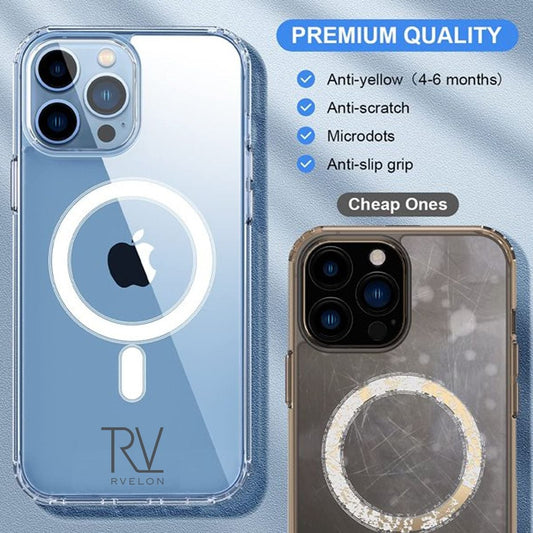 iPhone 13 Pro Skal MagSafe Stöttåligt Rvelon - Transparent image 3