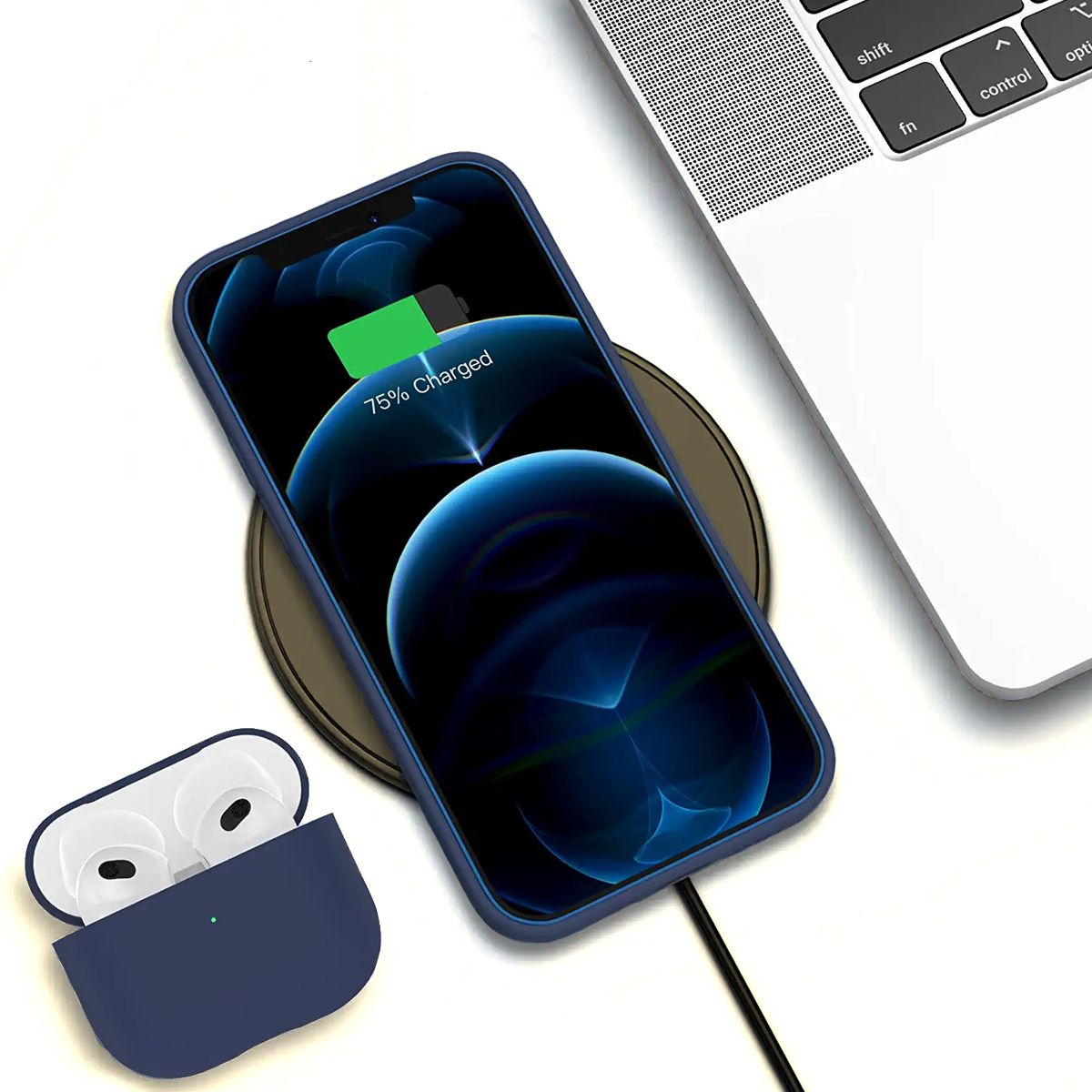 iPhone 13 Pro Max Silikonskal Rvelon - Blå image 4