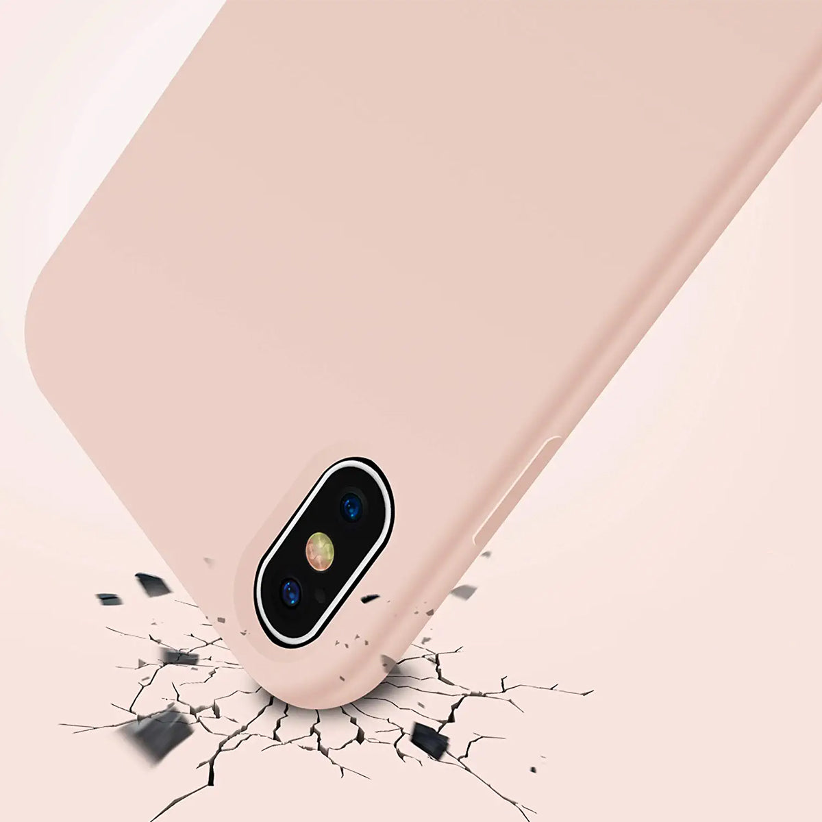 iPhone 7/8/SE 2020/2022 Silikonskal Rvelon - Beige image 3