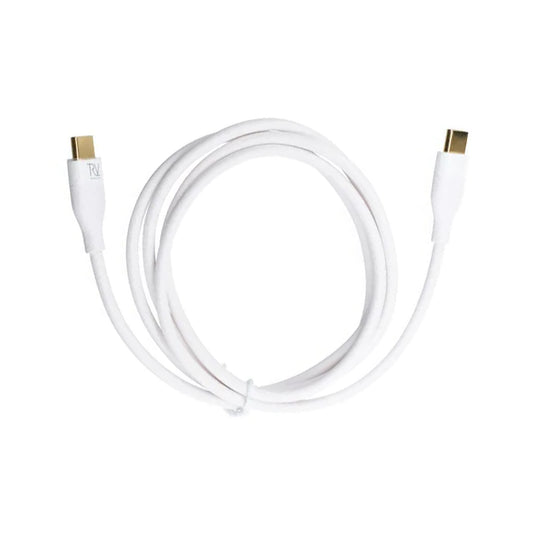 Rvelon USB-C till USB-C Kabel 2m - Vit image 2