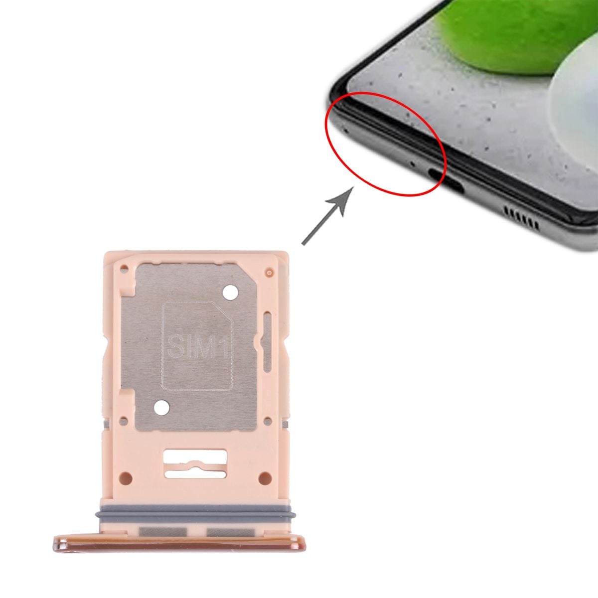 Samsung Galaxy A53 5G Simkortshållare - Rosa image 4