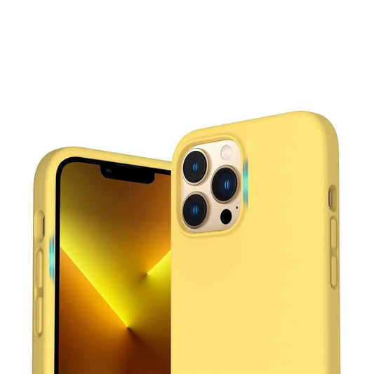 iPhone 14 Pro Silikonskal Rvelon - Gul image 2