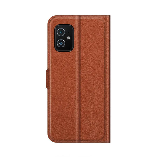 Asus Zenfone 8 5G Plånboksfodral med Stativ - Brun image 4