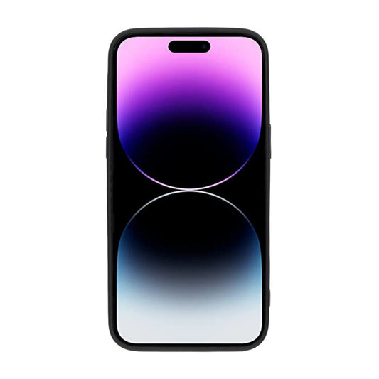 iPhone 14 Pro Max Silikonskal med Korthållare - Svart image 2