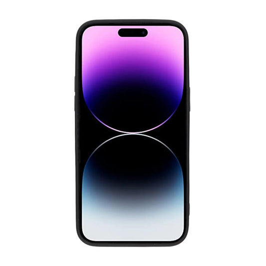 iPhone 14 Pro Max Silikonskal med Korthållare - Svart image 2