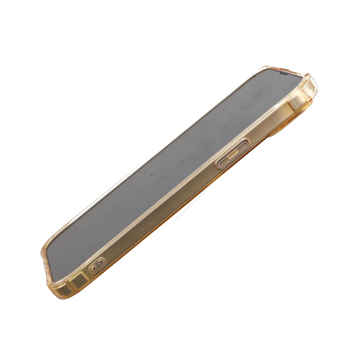 iPhone 14 Plus Stöttåligt Skal med Korthållare - Gul image 3