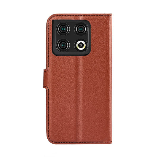 OnePlus 10T Plånboksfodral med Stativ - Brun image 3