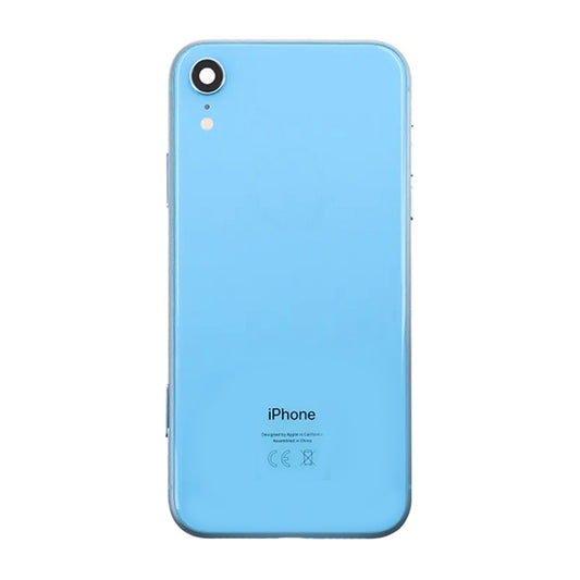 iPhone XR Back Cover Complete OEM Blue With Small Parts image 2