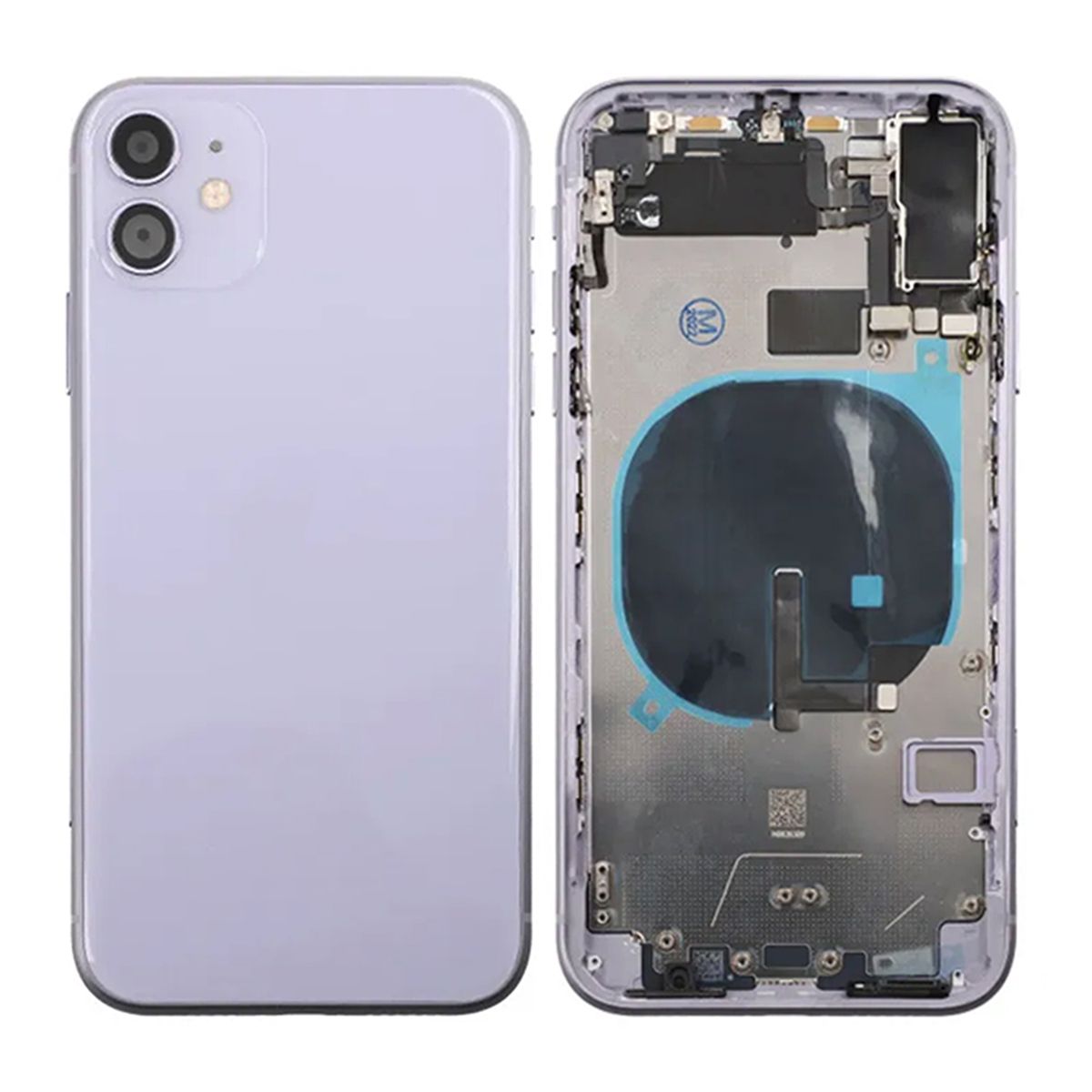 iPhone 11 Back Cover Complete OEM Purple With Small Parts image 1