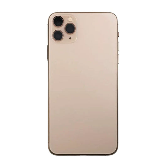 iPhone 11 Pro Max Back Cover Complete OEM Gold With Small Parts image 2