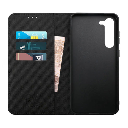 Samsung Galaxy S23 Plus Plånboksfodral Magnet Rvelon - Svart image 2