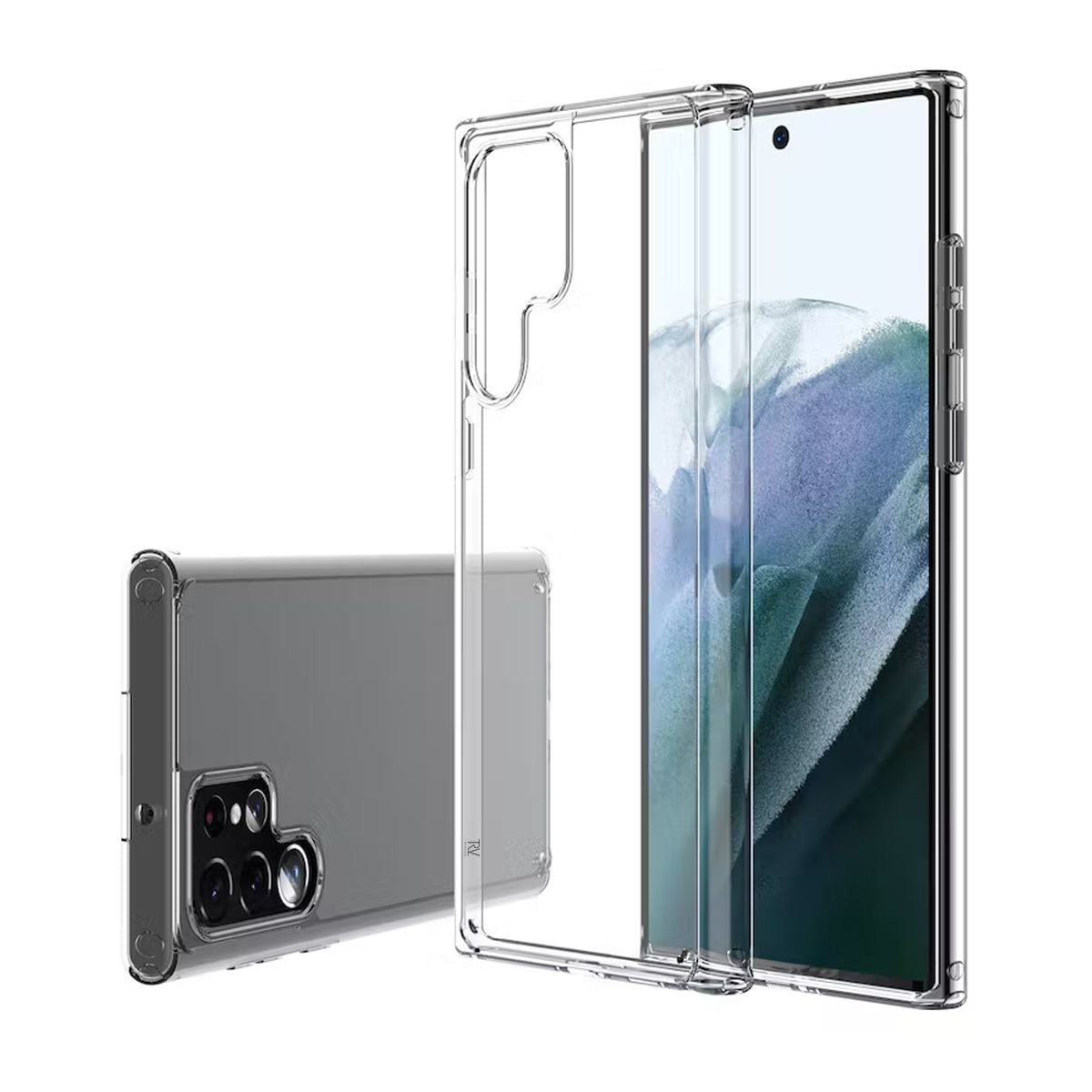 Samsung Galaxy S23 Ultra Stöttåligt Skal Rvelon - Transparent image 2
