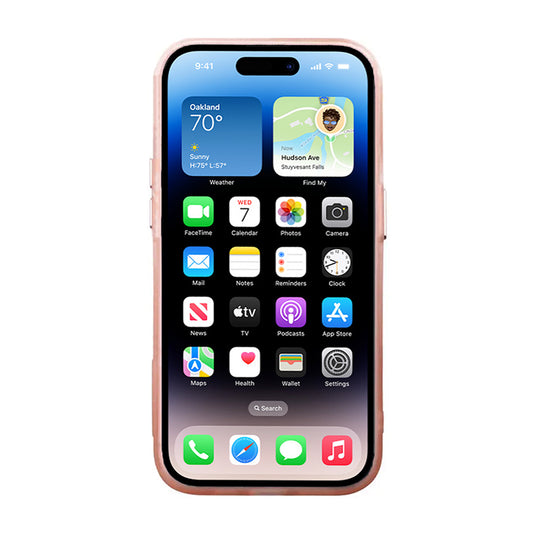 iPhone 14 Plus Mobilskal - Frostat Rosa image 2