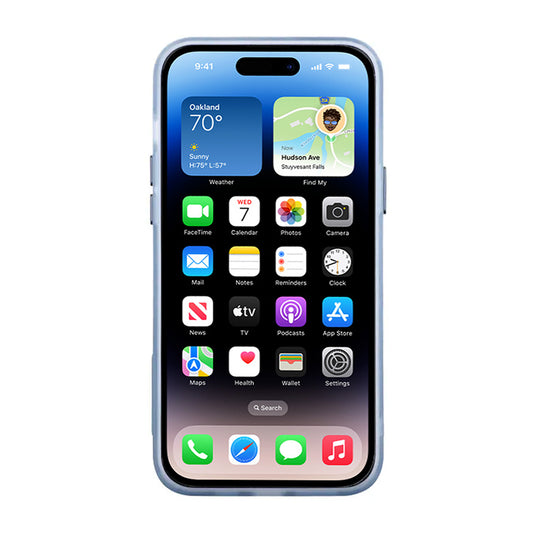 iPhone 14 Plus Mobilskal - Frostat Blå image 2