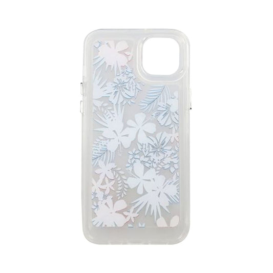 iPhone 14 Plus Mobilskal med motiv - Röda Blommar image 2