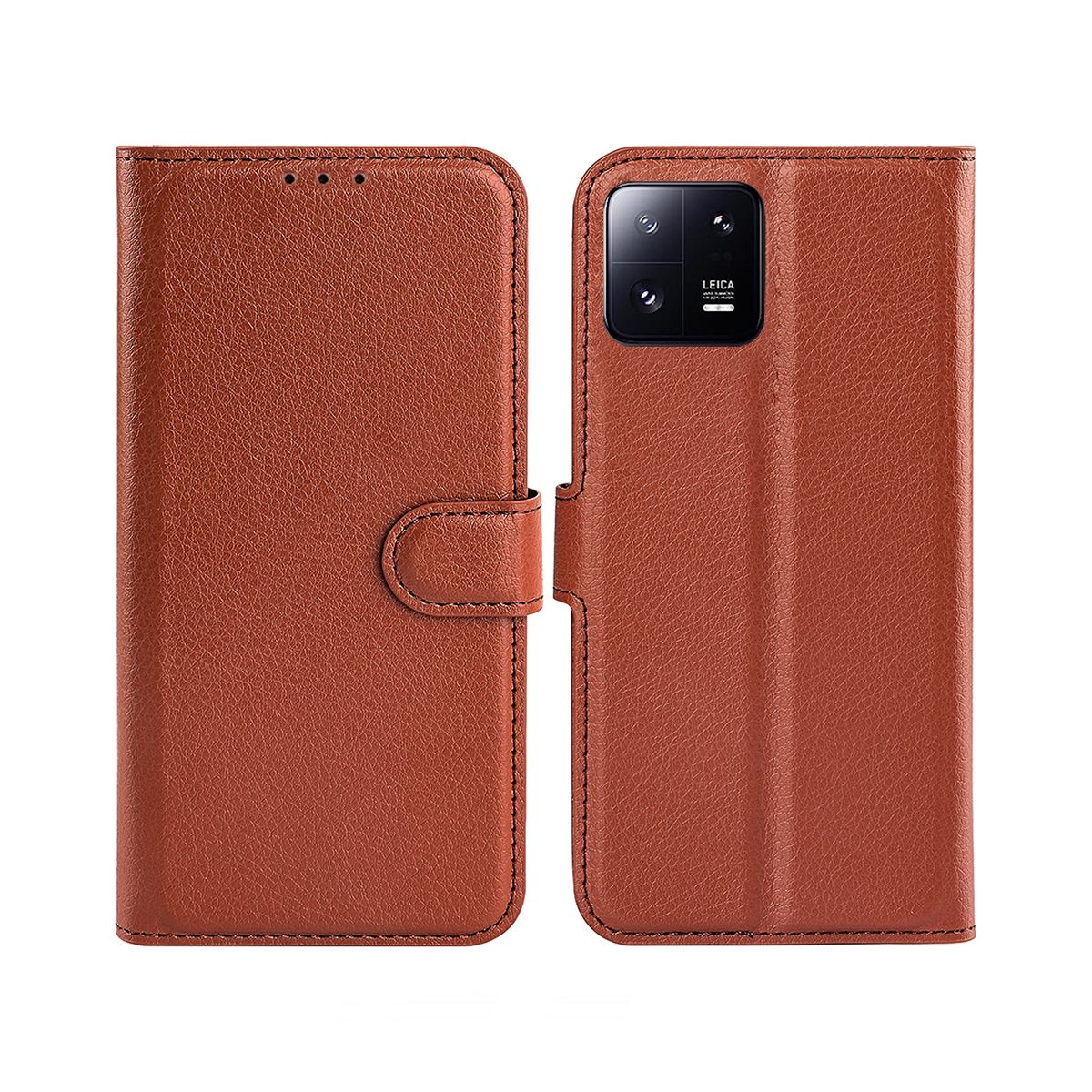 Xiaomi 13 Pro 5G Plånboksfodral med Stativ - Brun image 3