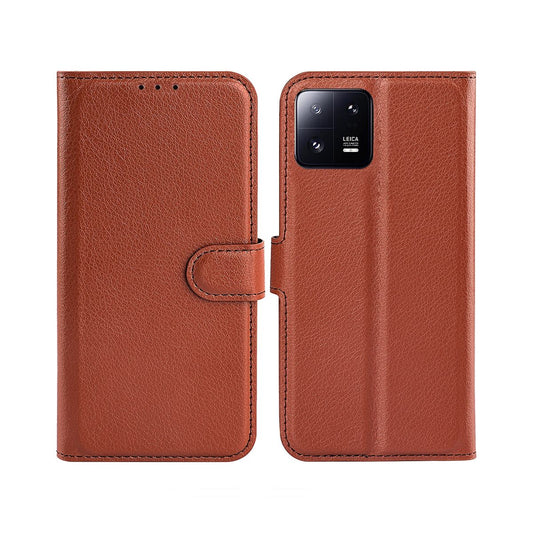 Xiaomi 13 Pro 5G Plånboksfodral med Stativ - Brun image 3