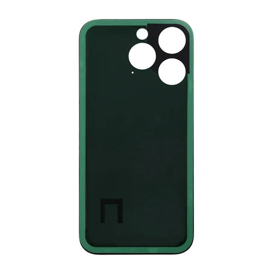 iPhone 14 Pro Baksida Glas med Självhäftande tejp - Svart image 3