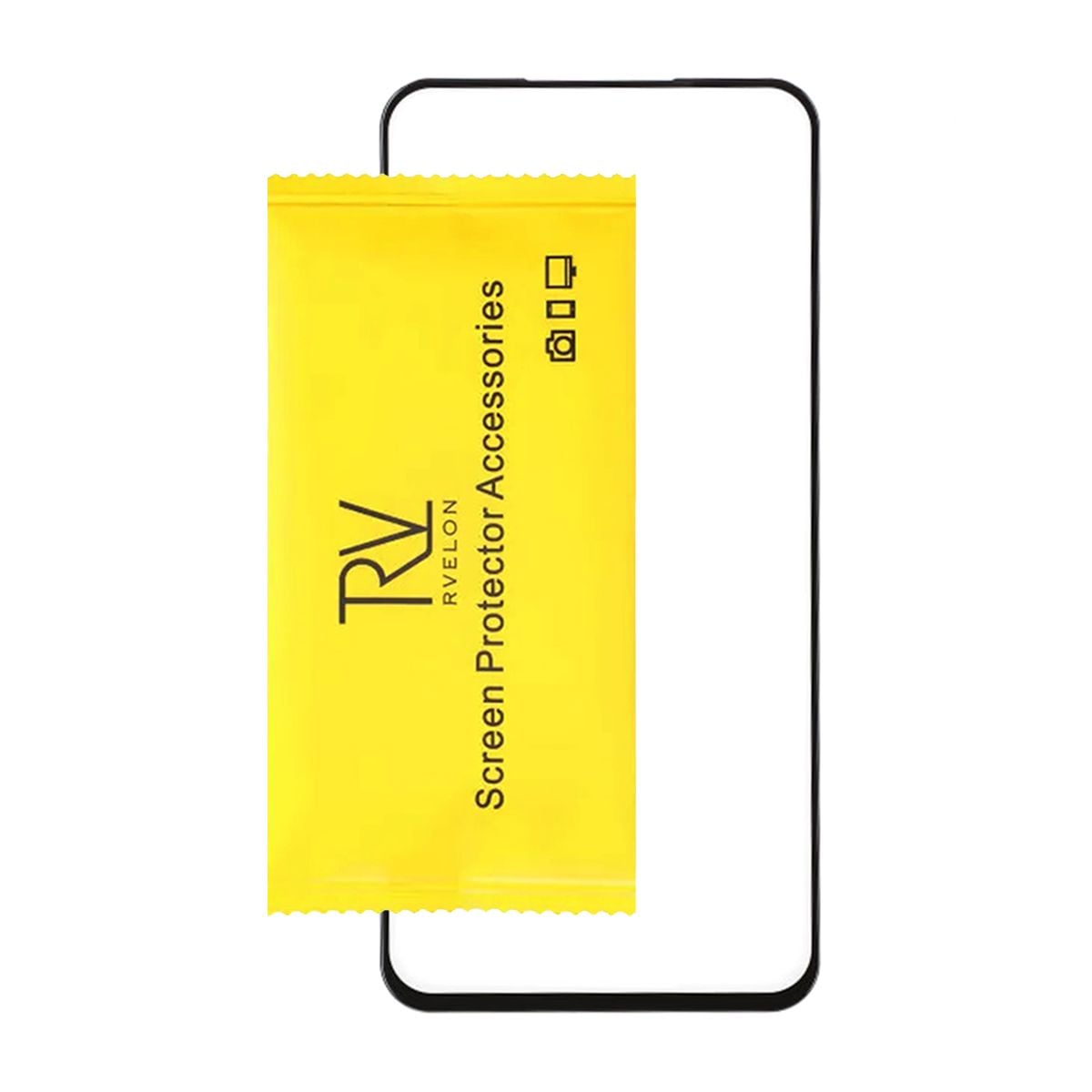 Skärmskydd Samsung Galaxy A54 5G - 3D Härdat Glas - Svart (bulk) image 3