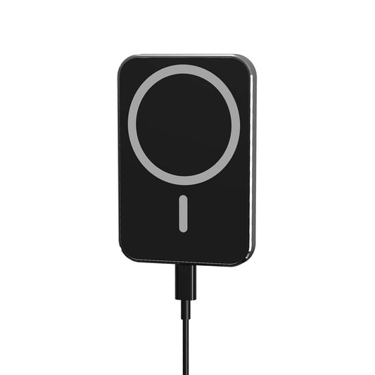 Magnetisk Bilhållare med Trådlös laddning 15W - Svart image 2
