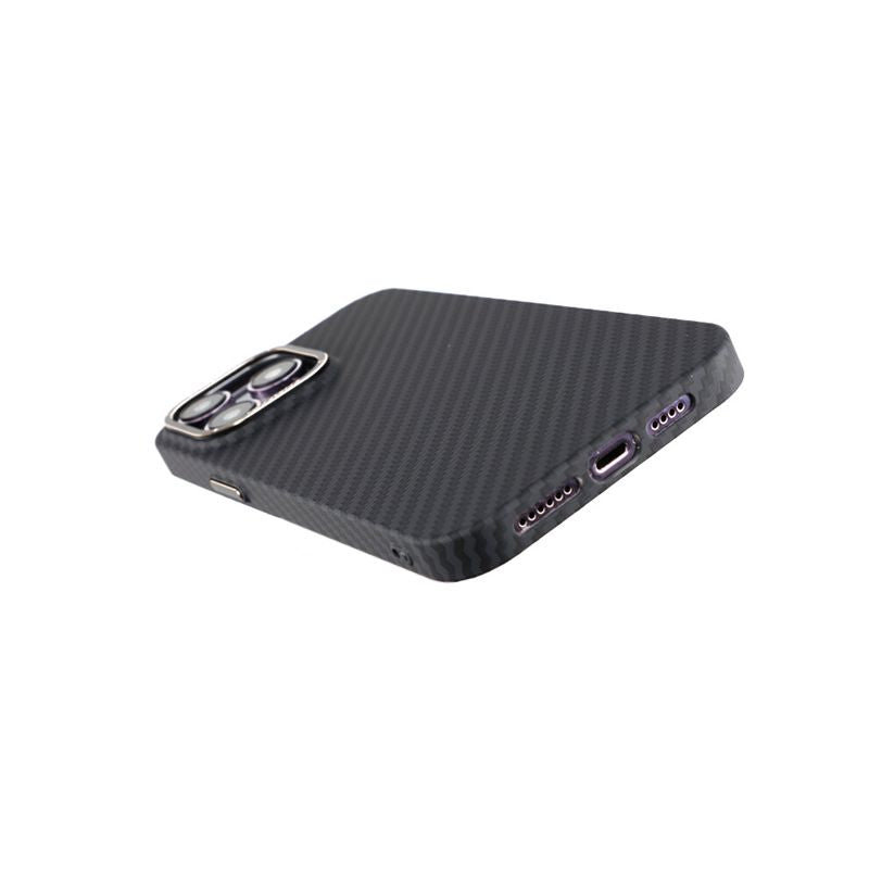 Kolfiber Skal iPhone 14 Pro Max - Svart image 6